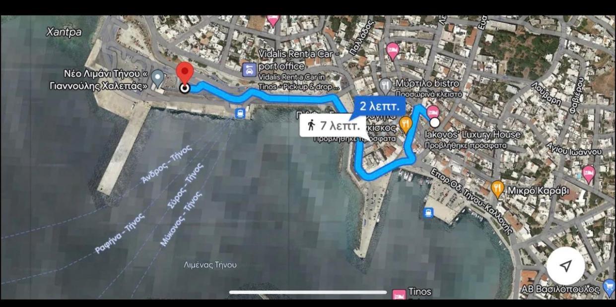 Iakovos' Luxury Penthouse Apartment Tinos Bagian luar foto